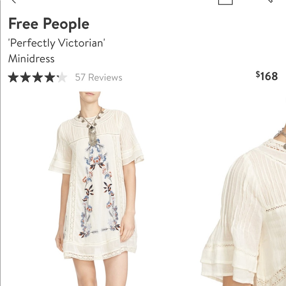 Free People perfectly Victorian dress